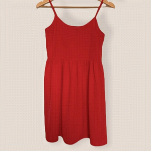 NUNUI Red Flowy Mini Dress